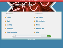 Tablet Screenshot of gratuitsdunet.com